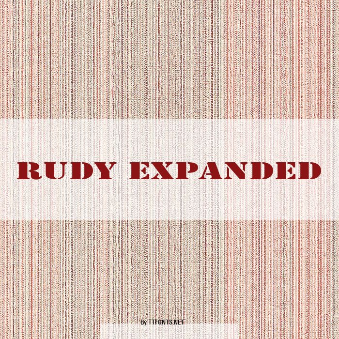Rudy Expanded example