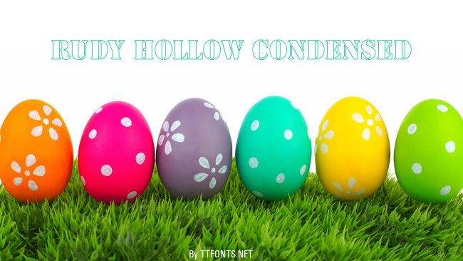 Rudy Hollow Condensed example