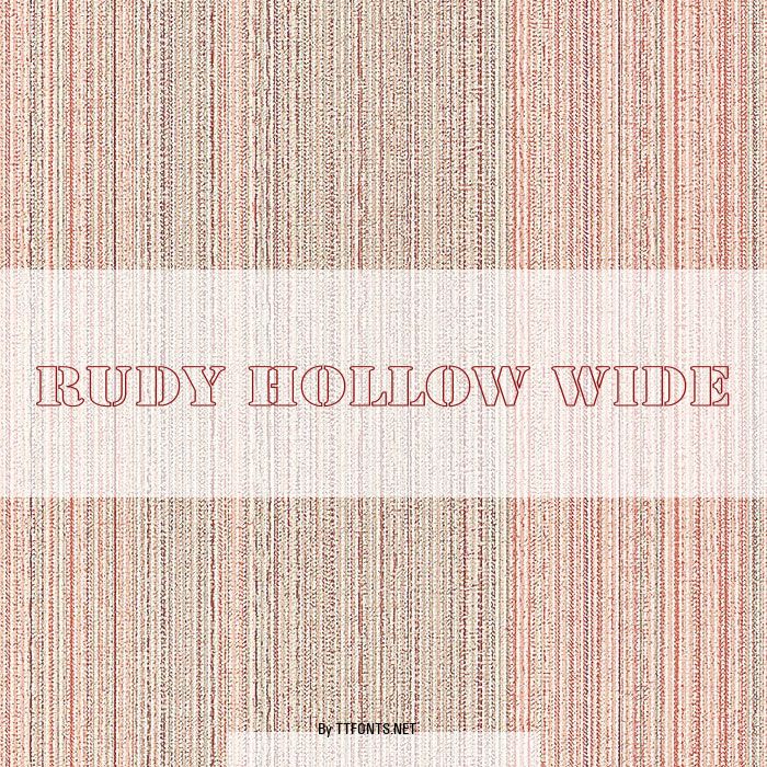 Rudy Hollow Wide example