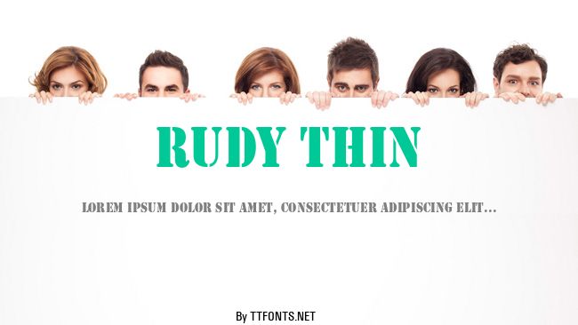 Rudy Thin example