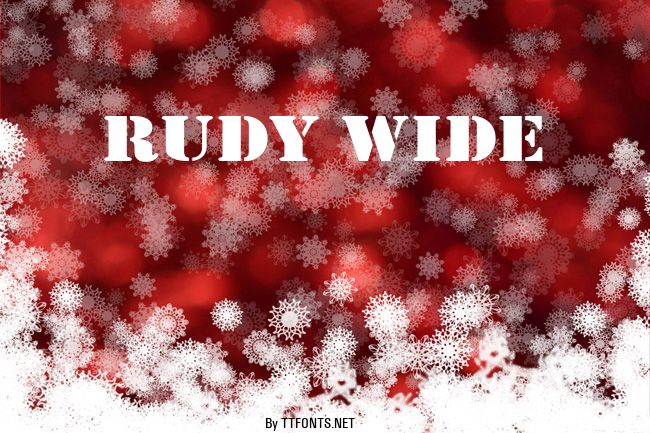 Rudy Wide example