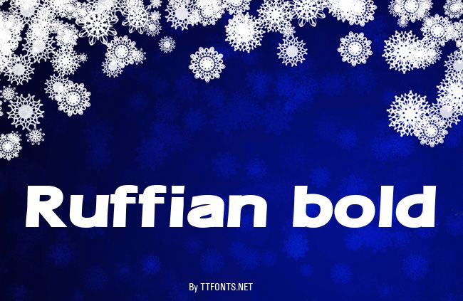 Ruffian bold example
