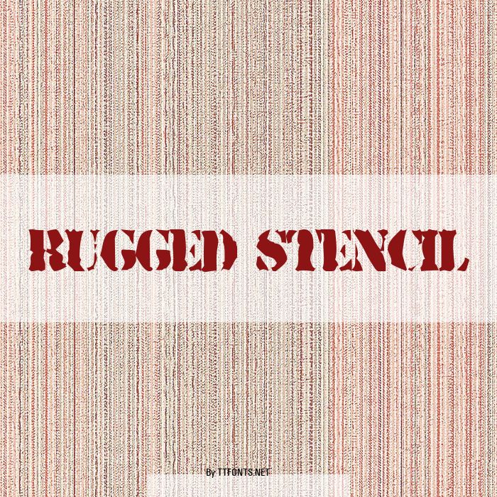 Rugged Stencil example