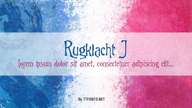 Rugklacht J example