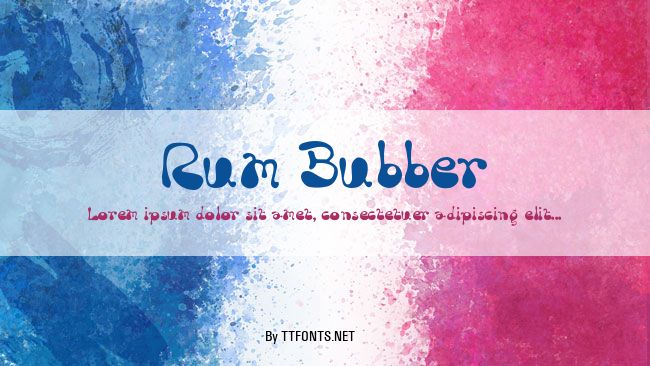 Rum Bubber example