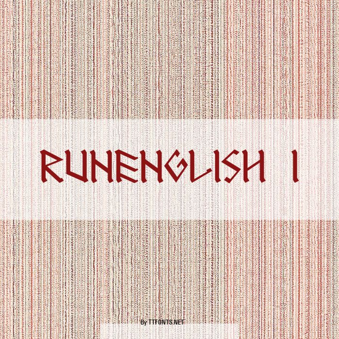 RUNEnglish 1 example