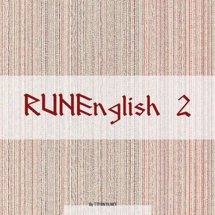 RUNEnglish 2 example