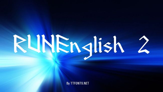 RUNEnglish 2 example
