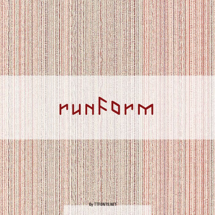 Runform example