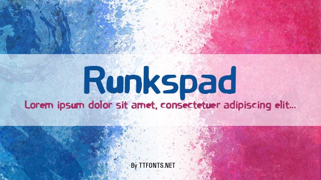 Runkspad example