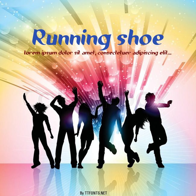 Running shoe example