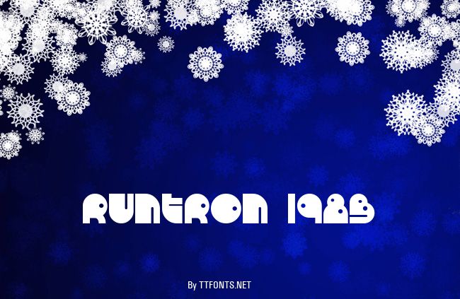 RunTron 1983 example