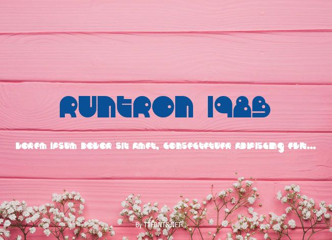 RunTron 1983 example