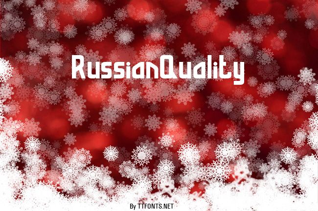 RussianQuality example