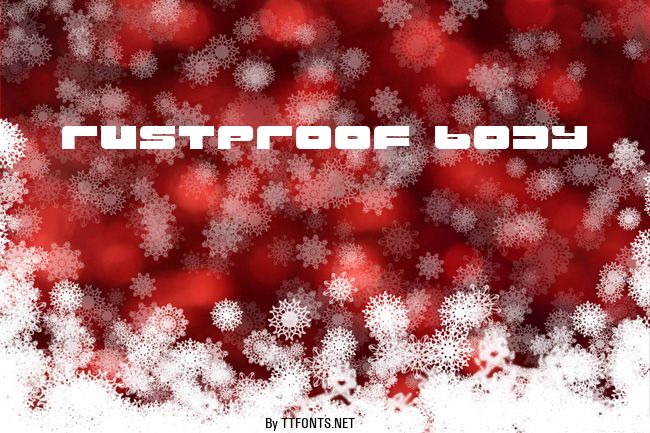Rustproof Body example