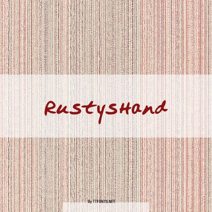 RustysHand example