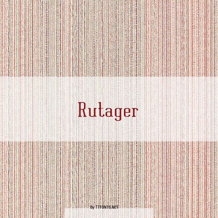 Rutager example