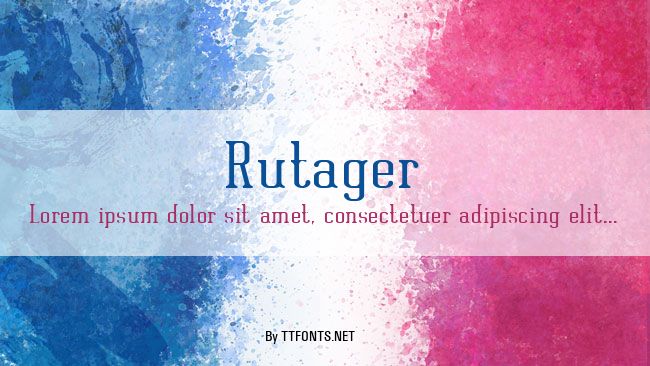 Rutager example