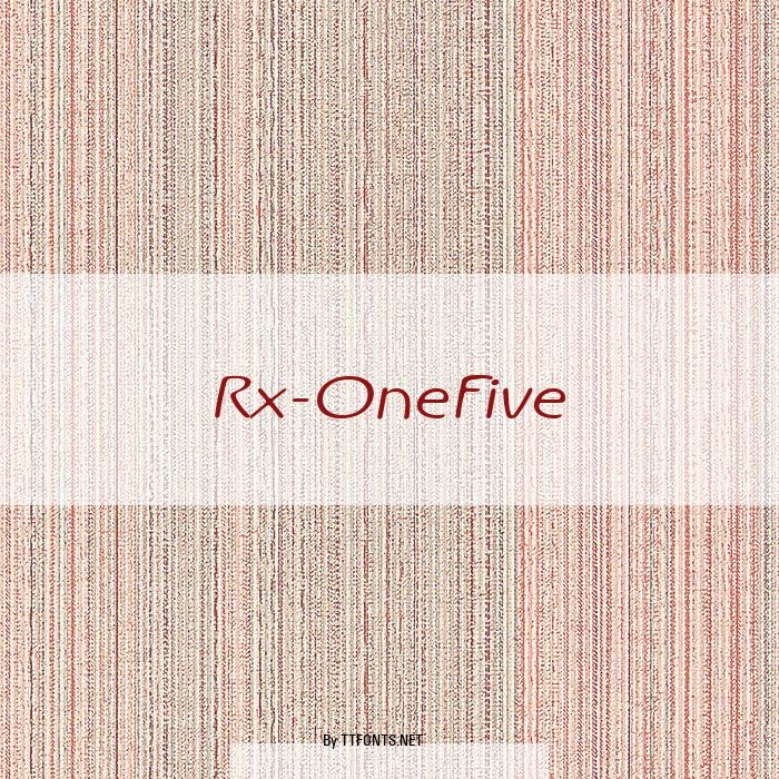 Rx-OneFive example