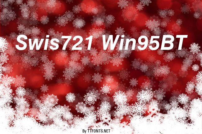 Swis721 Win95BT example