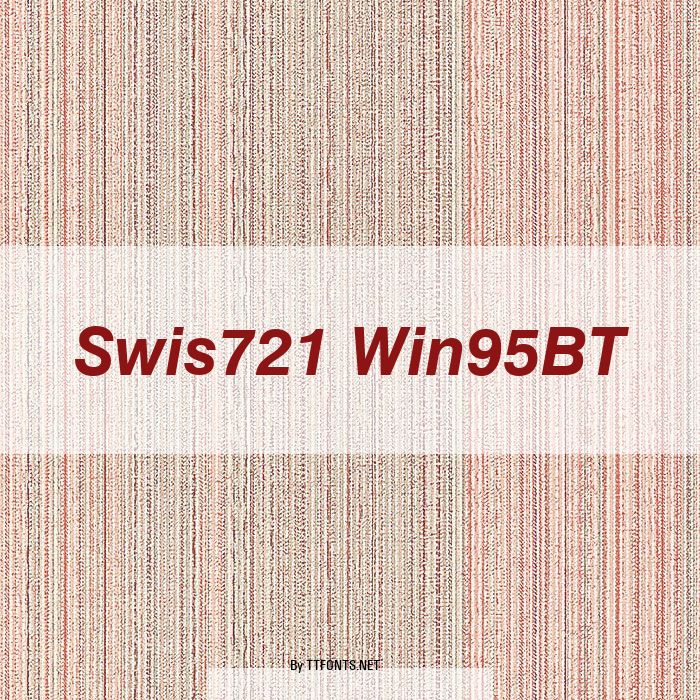 Swis721 Win95BT example