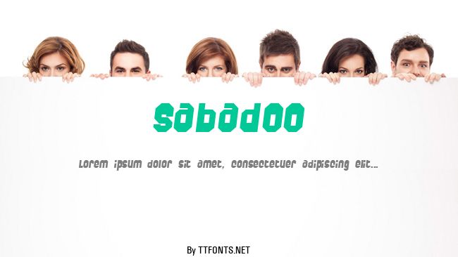 Sabadoo example