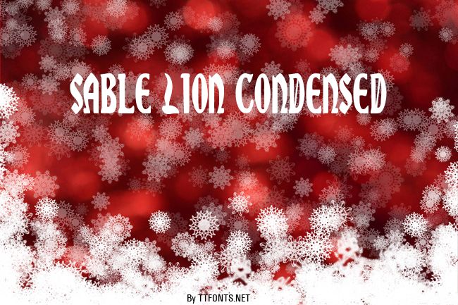 Sable Lion Condensed example