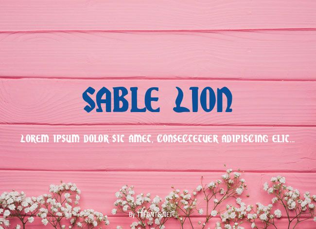 Sable Lion example
