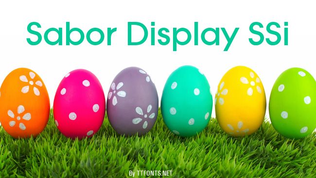 Sabor Display SSi example