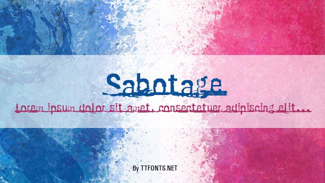 Sabotage example
