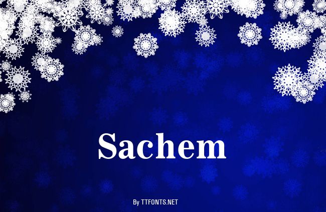 Sachem example