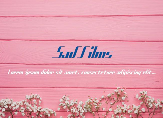 Sad Films example