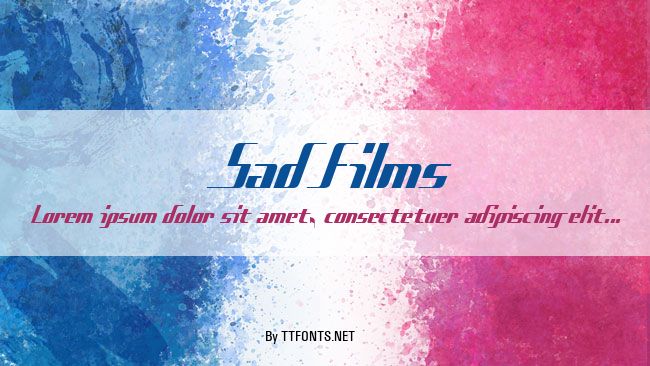 Sad Films example