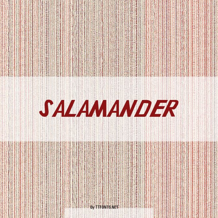 Salamander example