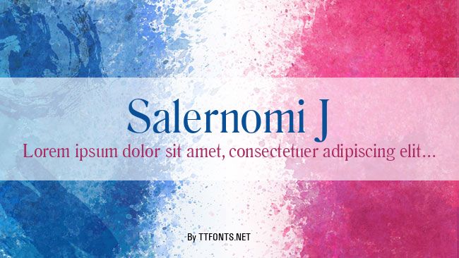 Salernomi J example