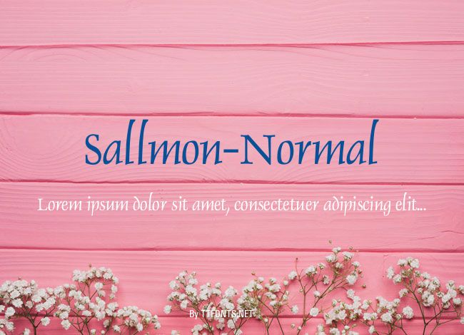 Sallmon-Normal example