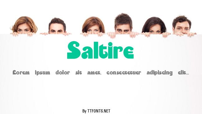 Saltire example