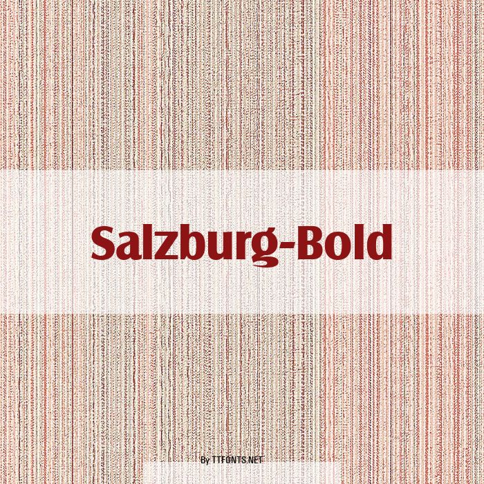 Salzburg-Bold example