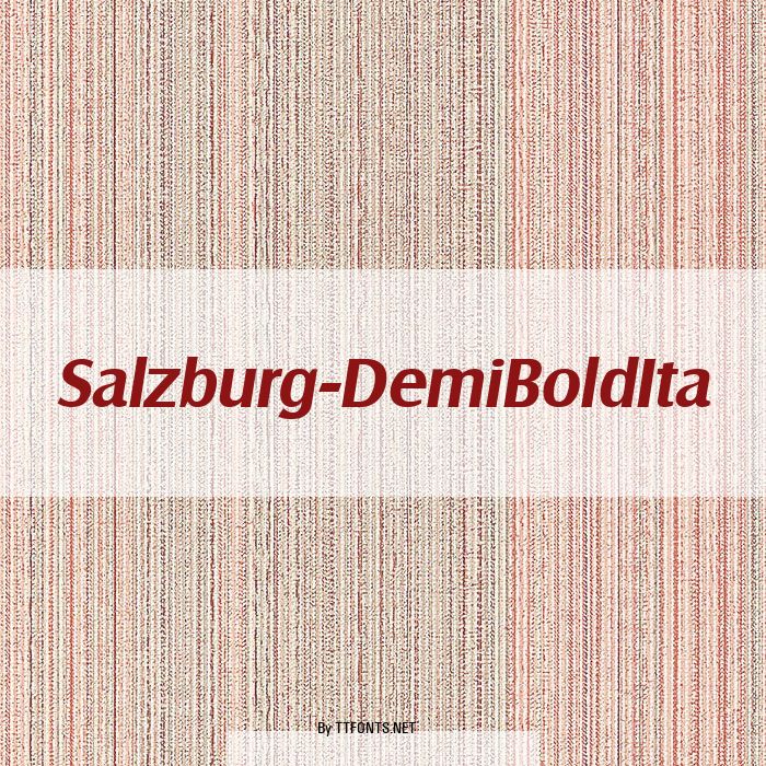 Salzburg-DemiBoldIta example
