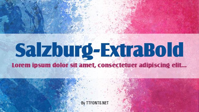 Salzburg-ExtraBold example