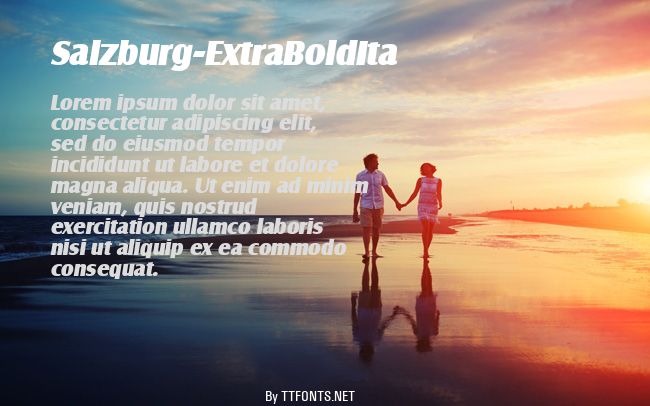 Salzburg-ExtraBoldIta example
