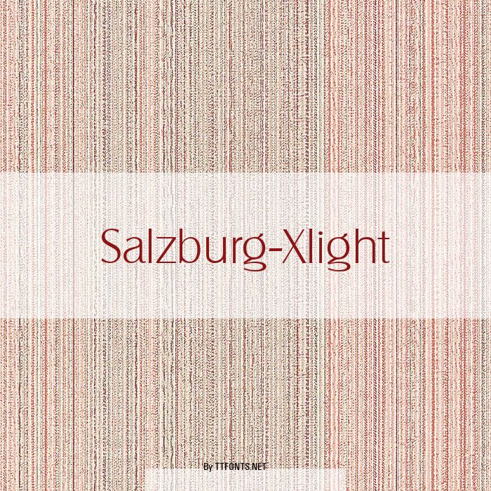 Salzburg-Xlight example