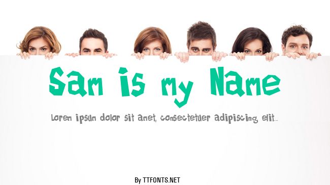 Sam is my Name example