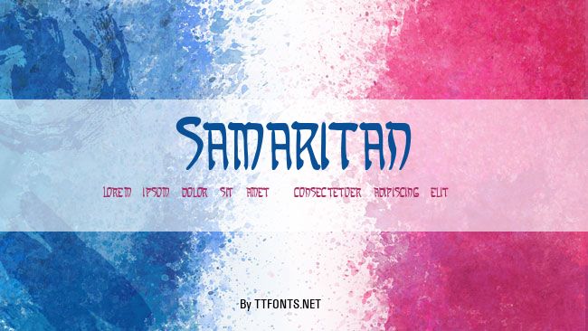 Samaritan example
