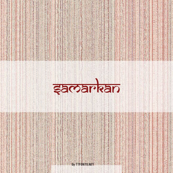 Samarkan example