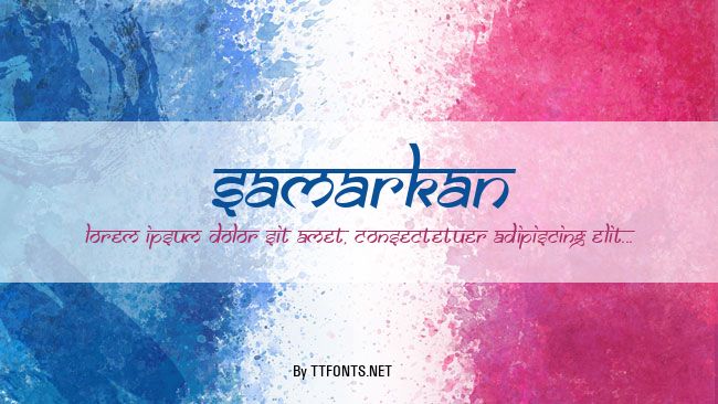Samarkan example