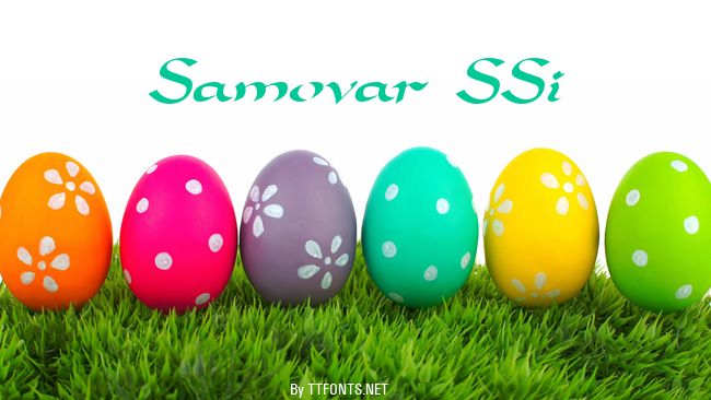 Samovar SSi example