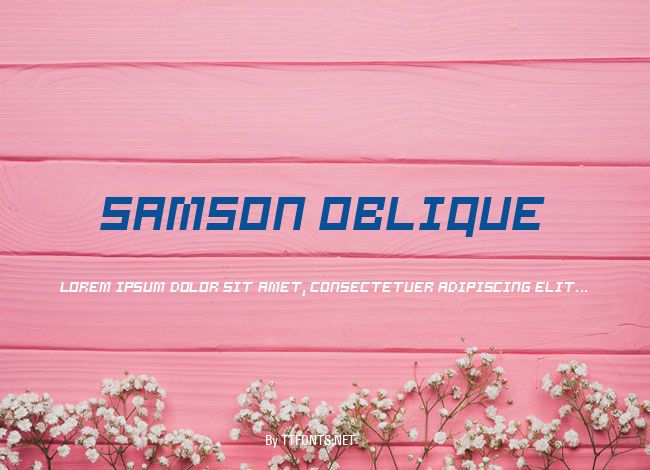 Samson Oblique example