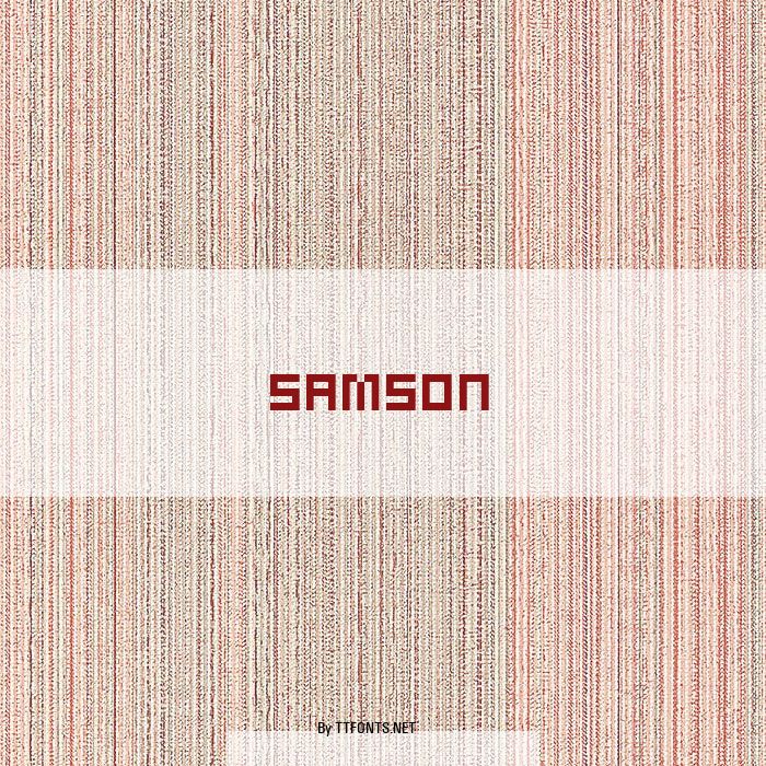Samson example