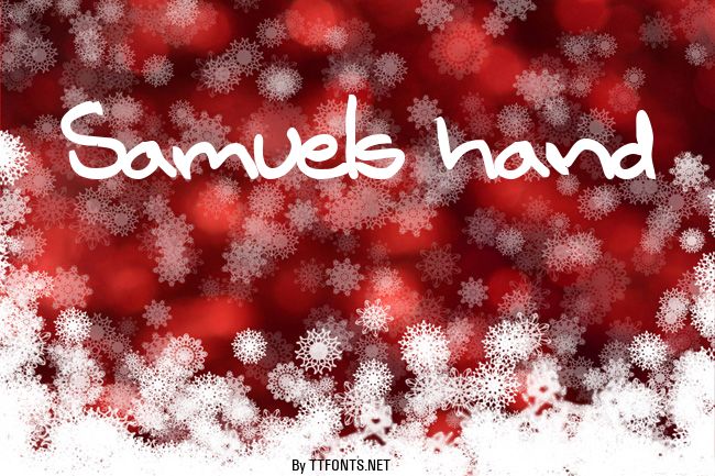 Samuels hand example